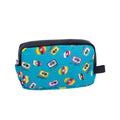 Retro CD-tape print smell-proof bag 5x3in, back view – Online Smoke and Vape