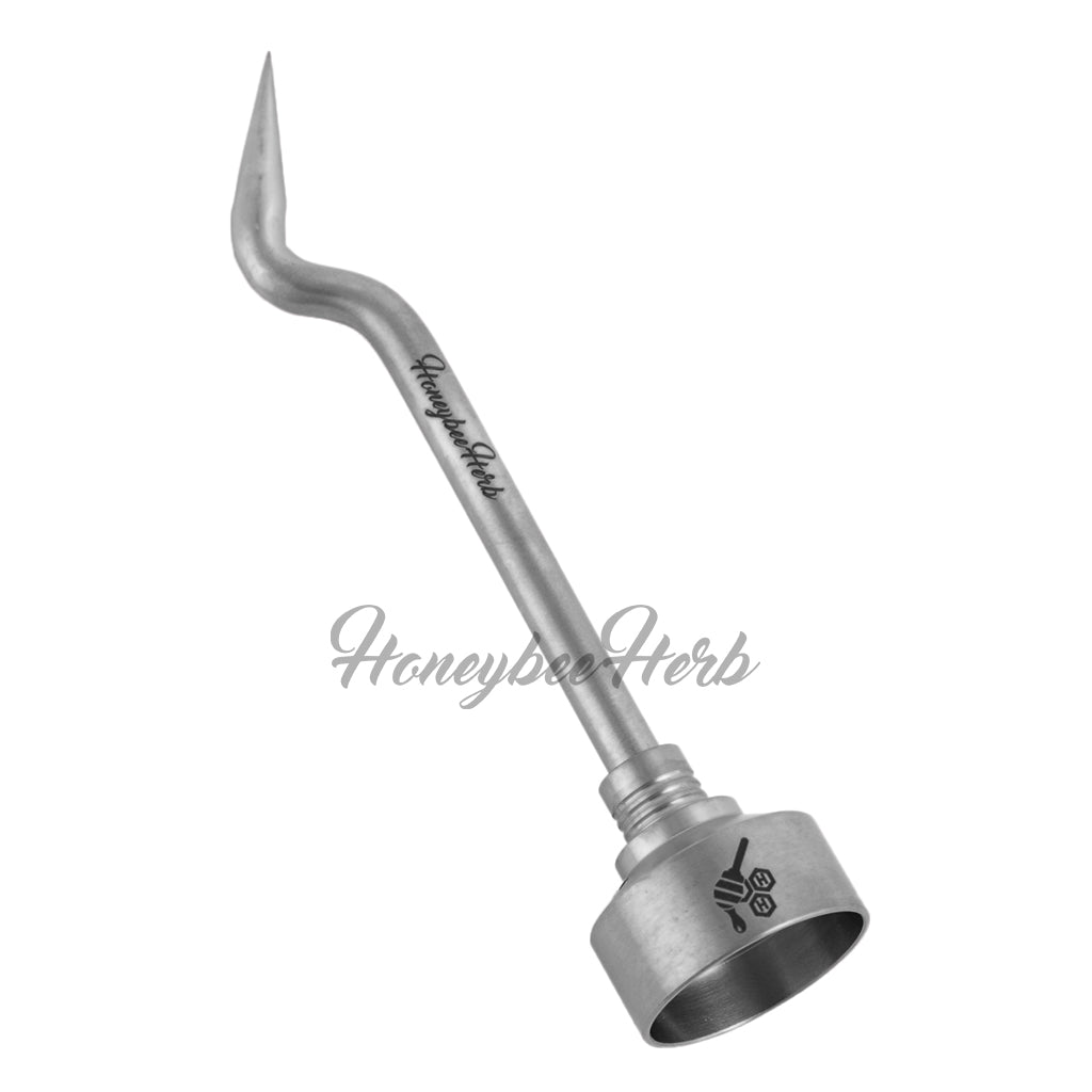 TITANIUM BENT PENCIL WITH CARB CAP