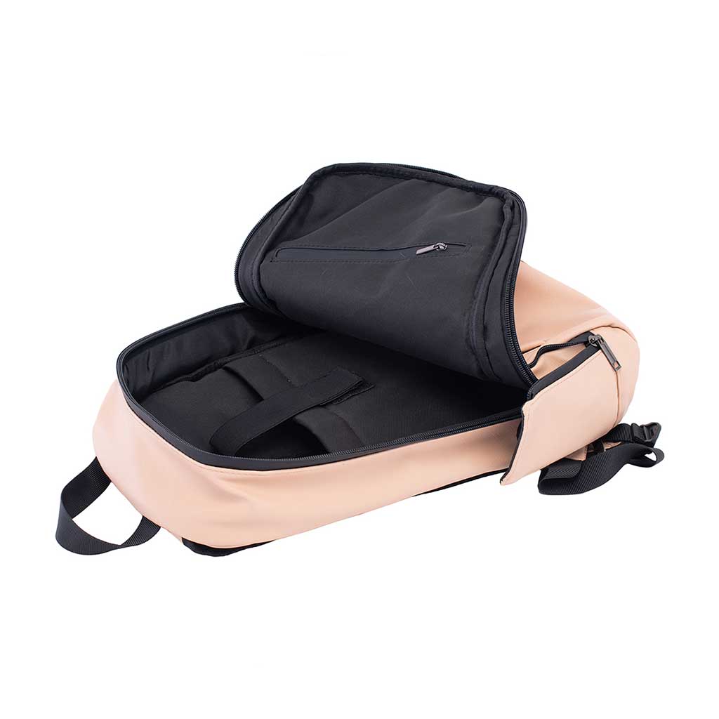 Sand Dollar smell-proof backpack, open interior view – Online Smoke and Vape