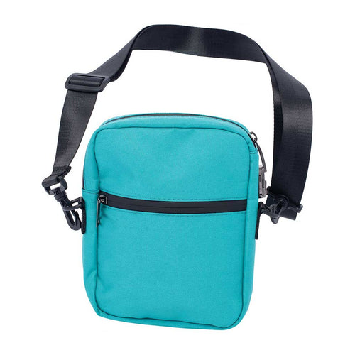 Turquoise smell-proof bag 8.5x7x1.5in, front view – Online Smoke and Vape