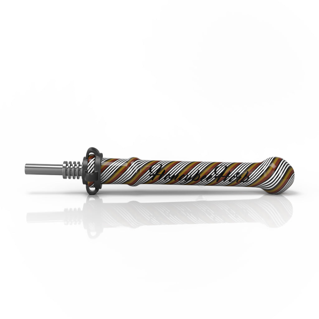Black and white twist Candy Pop glass nectar collector – Online Smoke and Vape