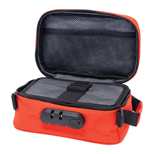 Tangerine Tango smell-proof bag, open top view – Online Smoke and Vape