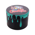 Teal color drip aluminum 4-piece herb grinder – Online Smoke and Vape