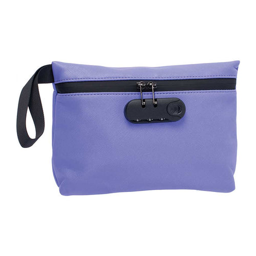 Very Peri purple smell-proof bag 11x7.5in, front view – Online Smoke and Vape