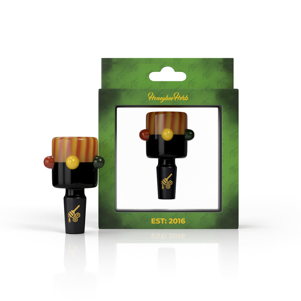 Yellow Candy Flame Head bong bowl in packaging – Online Smoke and Vape
