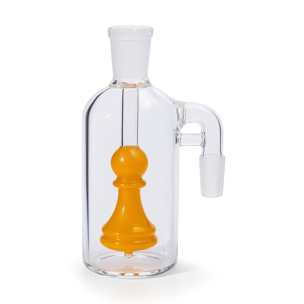 Yellow jade chess pawn ash catcher, 90° 14mm – Online Smoke and Vape